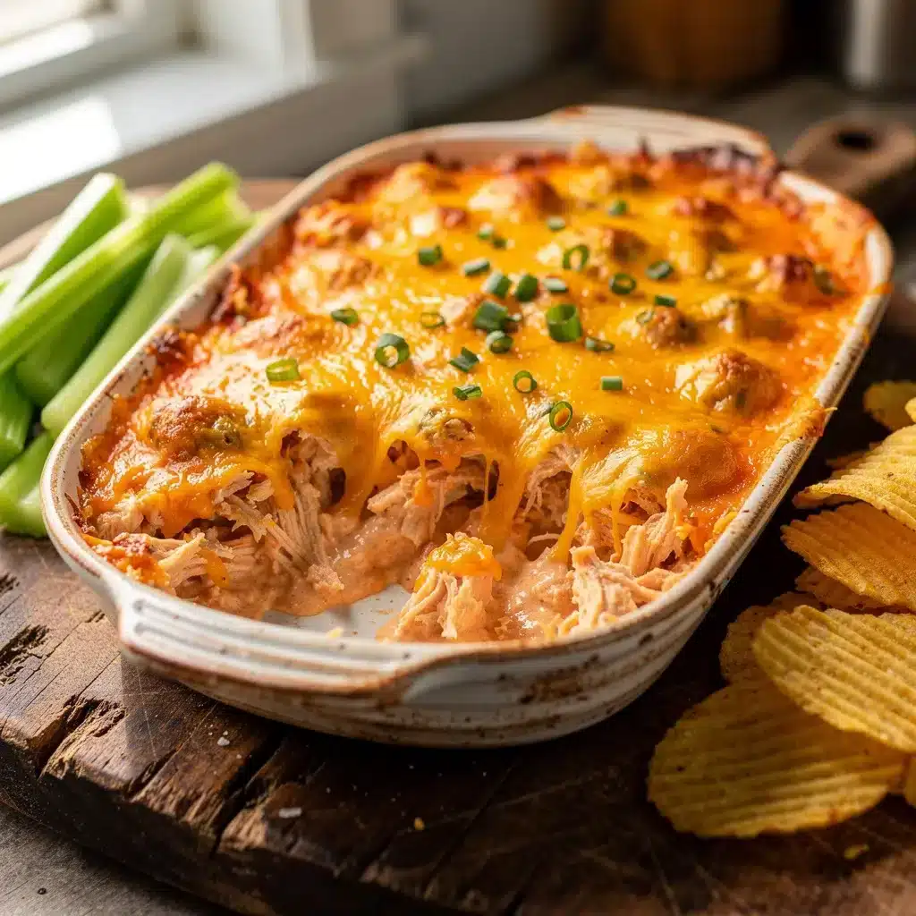 Ingredients for Creamy Buffalo Chicken Dip