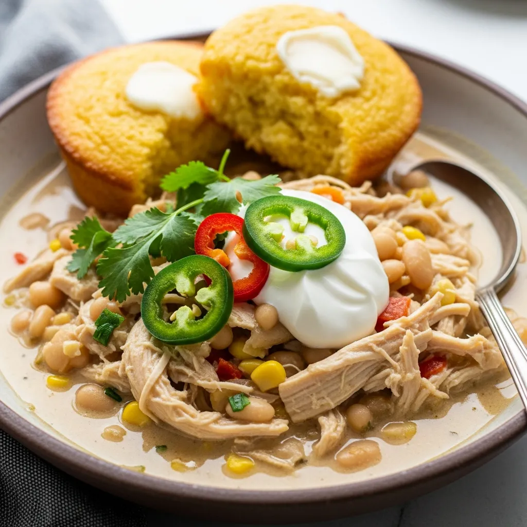 Ingredients for Creamy White Chicken Chili