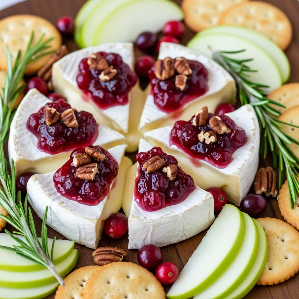 Recipe variations for Cranberry brie cheese appetizer
