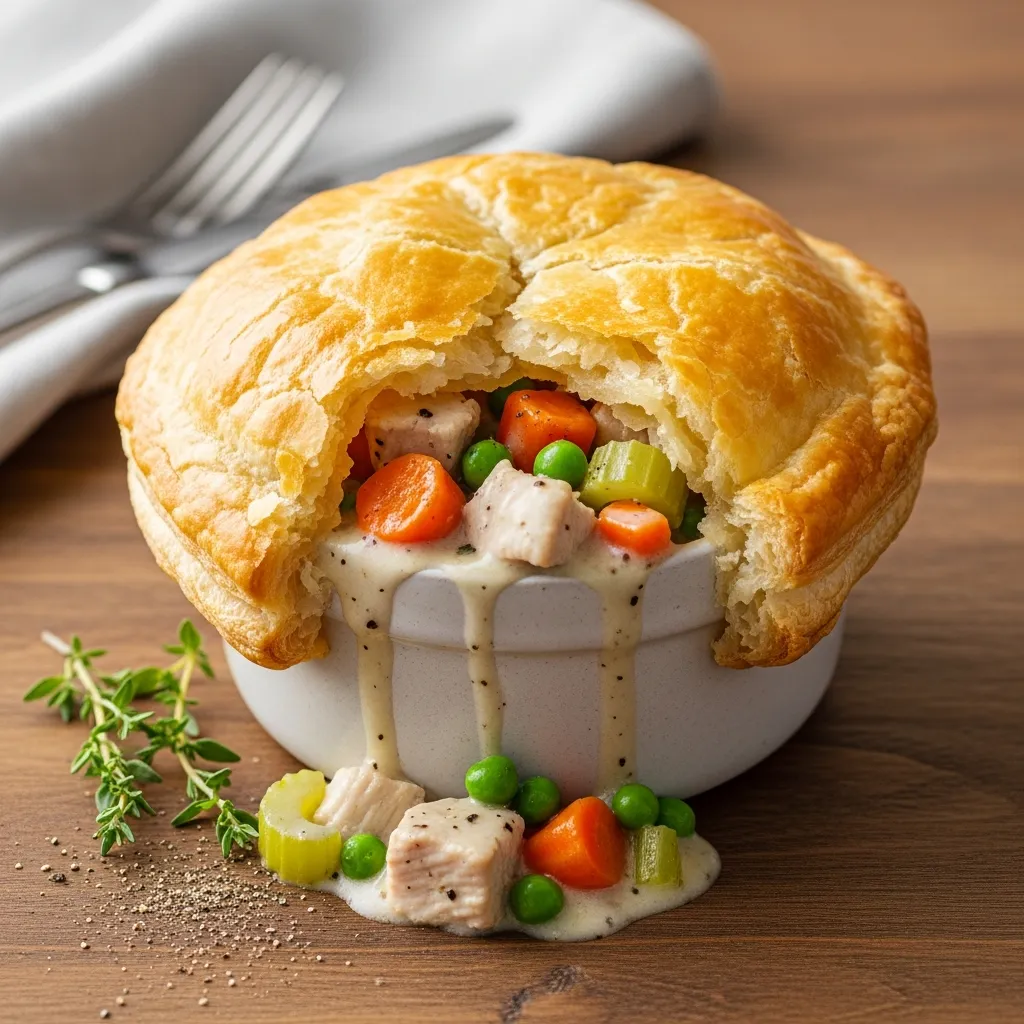 Recipe variations for Turkey Pot Pie with a Puff Pastry Crust