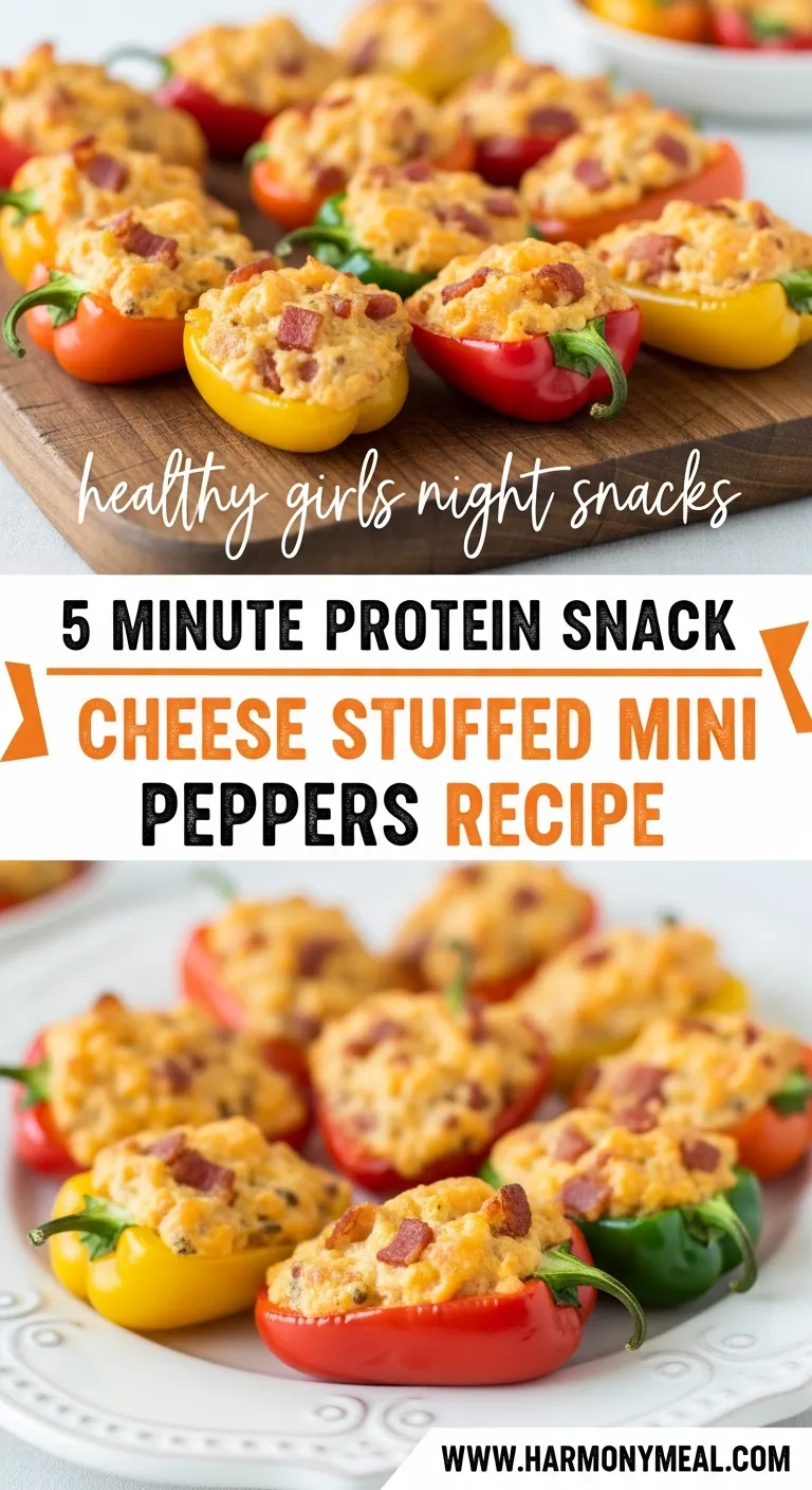 Storage and leftovers for 5 minute Protein Snack Cheese Stuffed Mini Peppers Recipe