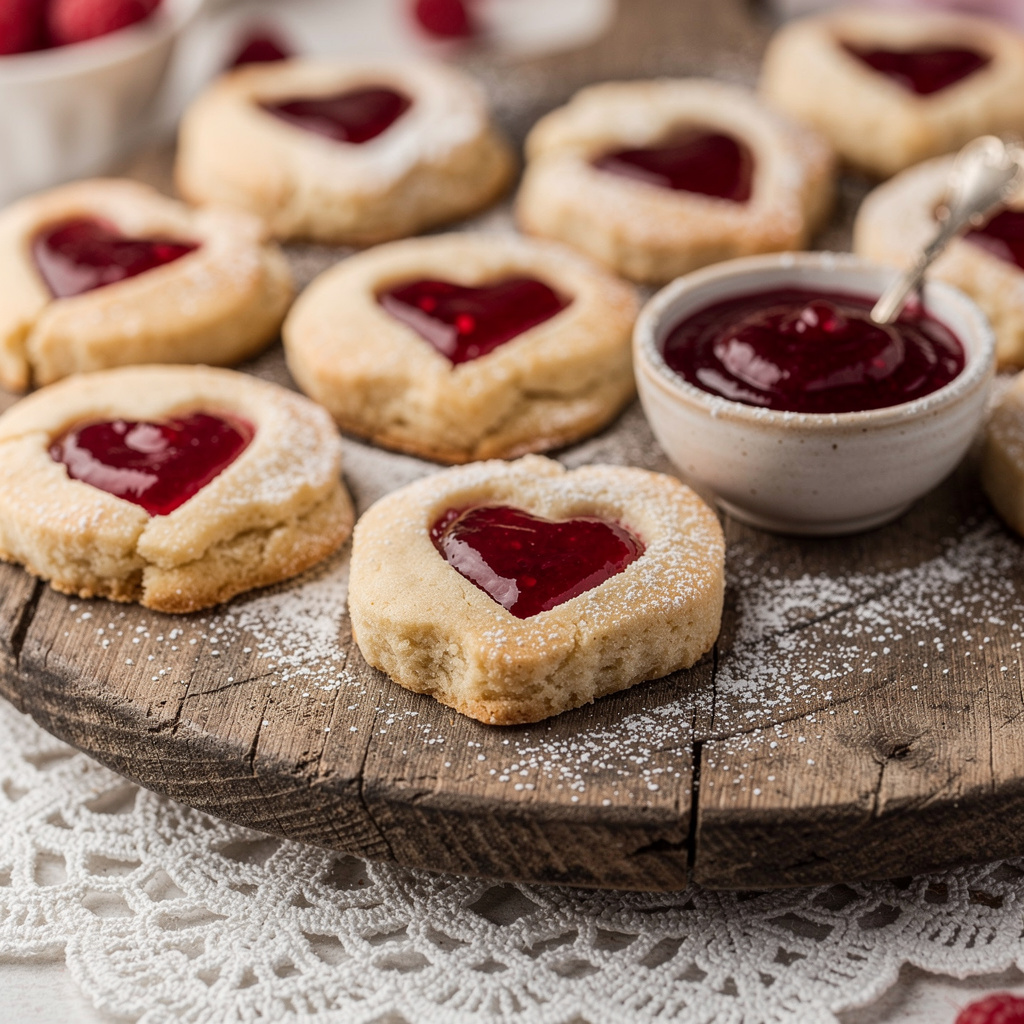 Recipe variations for Heart Jam Thumbprint Cookies
