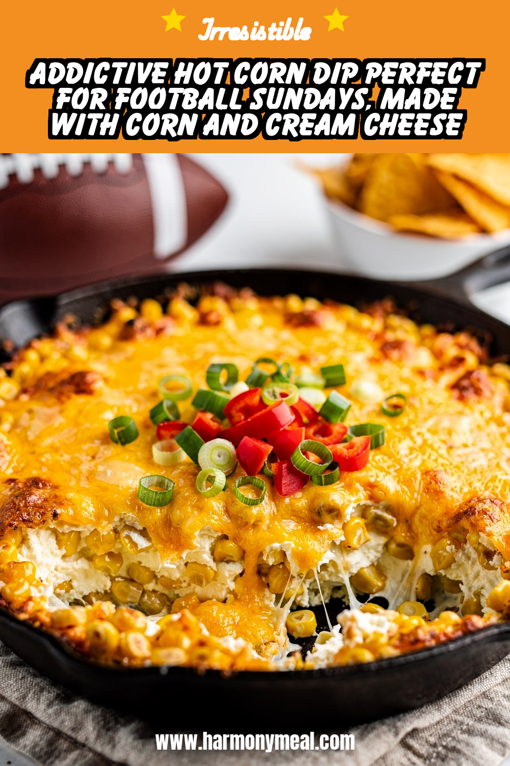 Storage and leftovers for Addictive Hot Corn Dip perfect for Football Sundays, made with corn and cream cheese