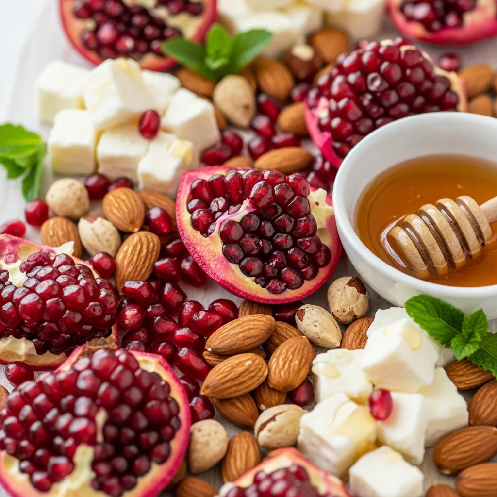 Ingredients for New Years Treat Board