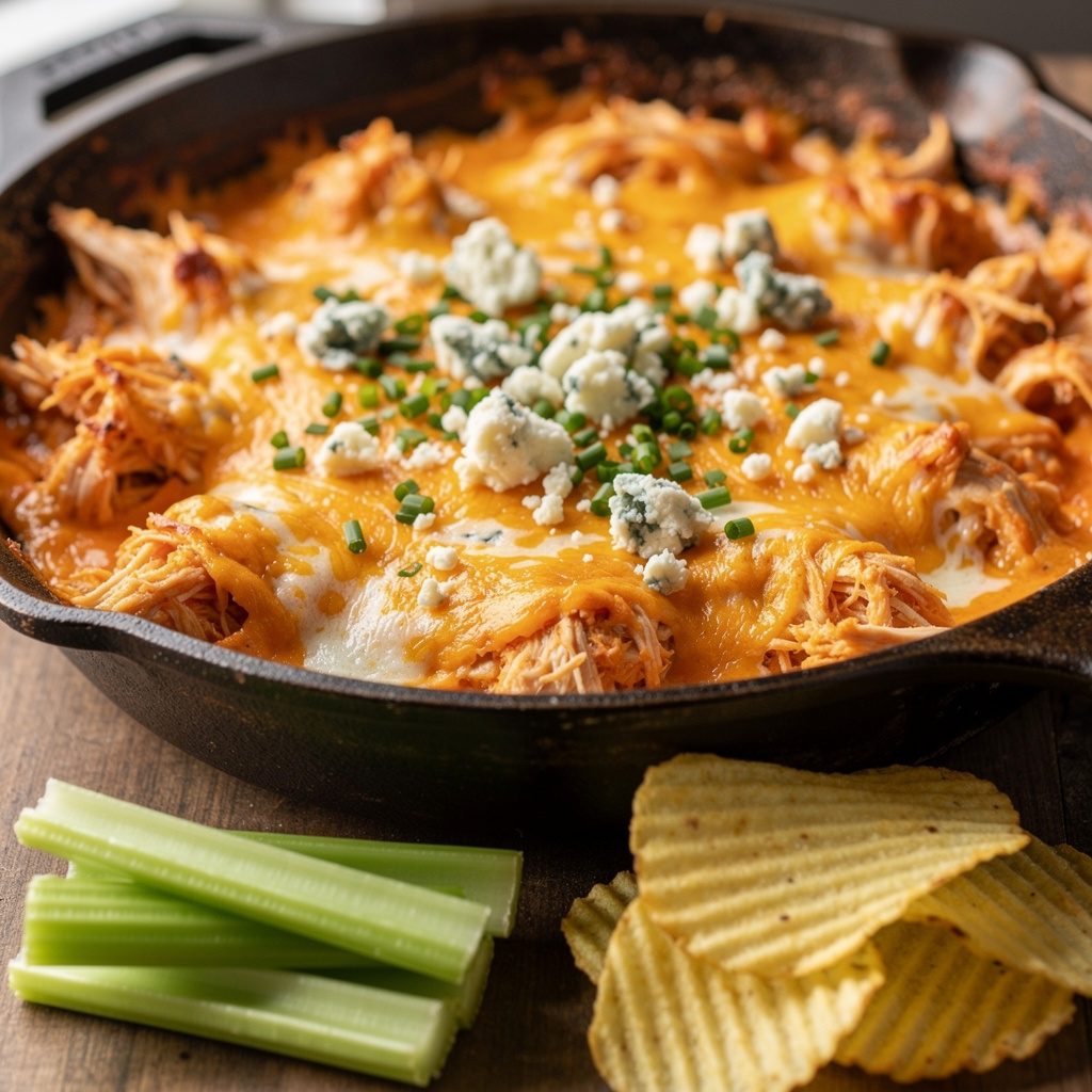 Ingredients for Oven Buffalo Chicken Dip
