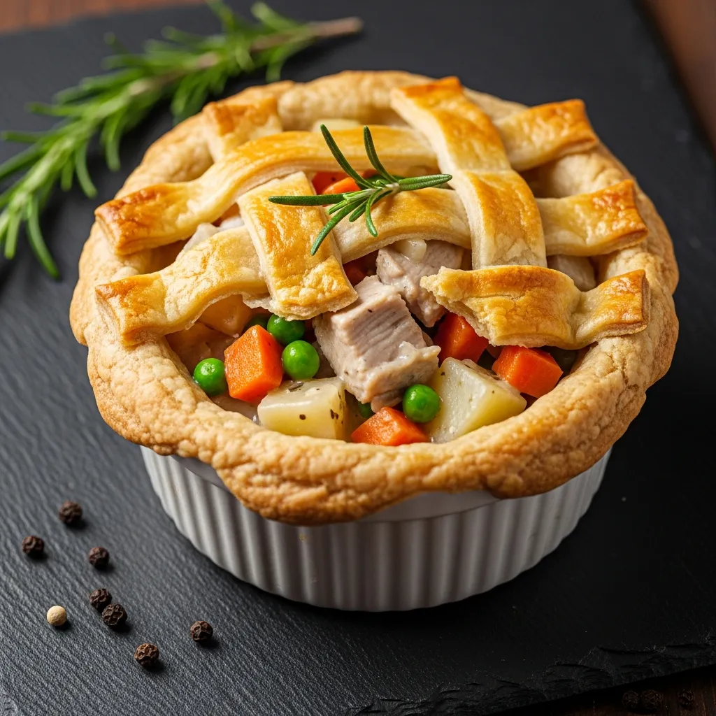 Ingredients for Leftover Turkey or Chicken Pot Pie Recipe