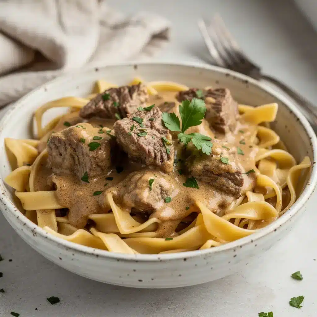 Recipe variations for Slow Cooker Beef Stroganoff