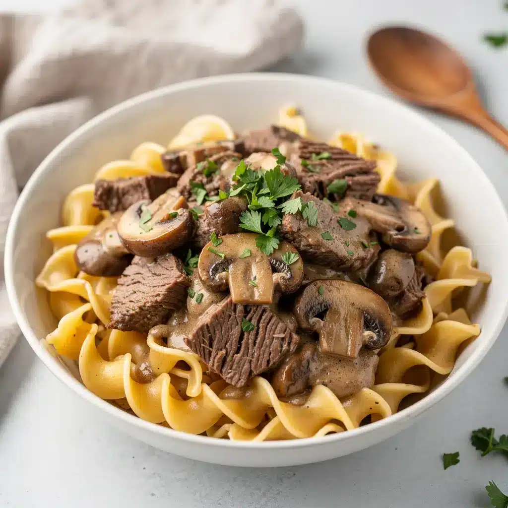 Recipe variations for Slow Cooker Beef Stroganoff