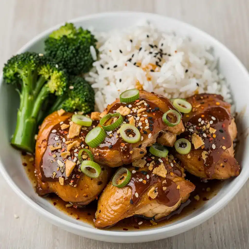 Ingredients for Slow Cooker Honey Garlic Chicken