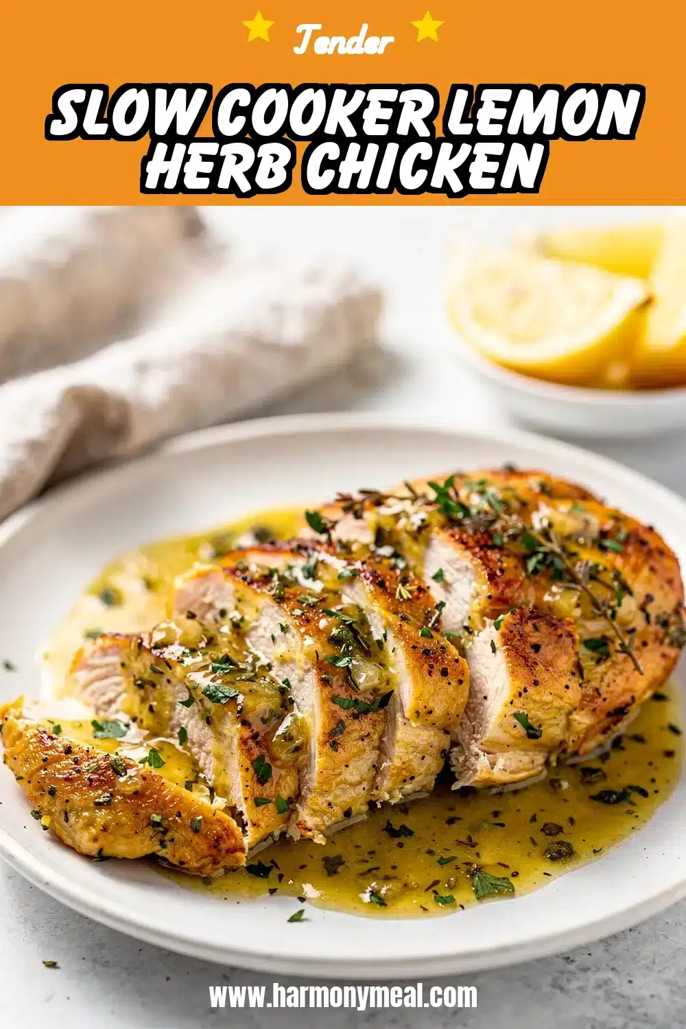 Storage and leftovers for Slow Cooker Lemon Herb Chicken