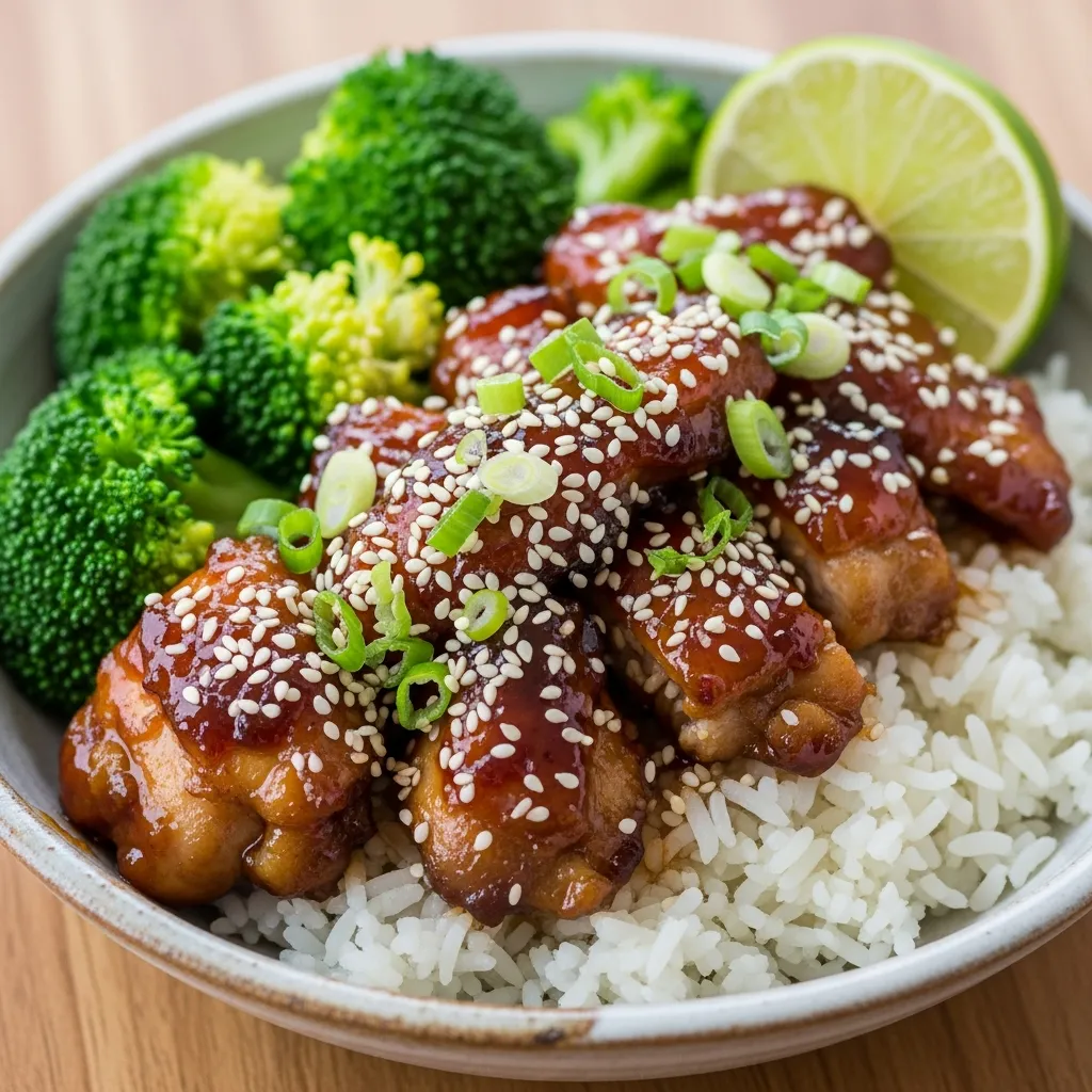 Recipe variations for Sticky Chicken Rice Bowls Recipe