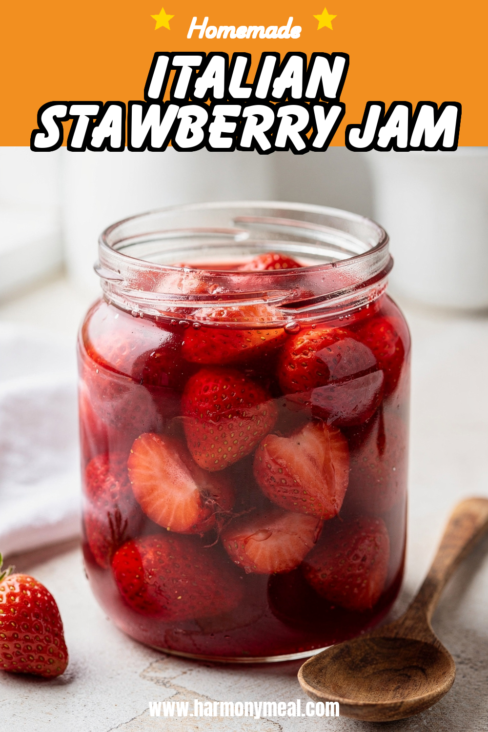 Storage and leftovers for Italian stawberry jam