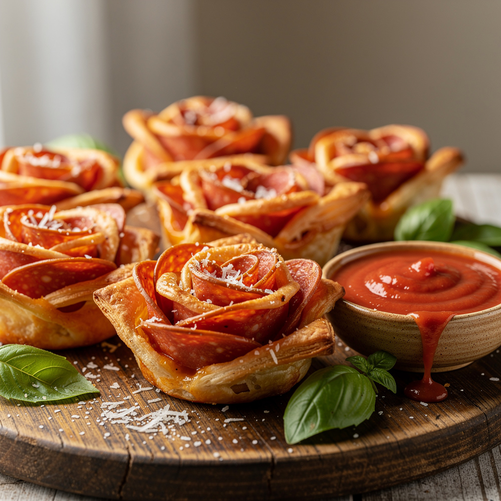 Recipe variations for Easy Pizza Roses for Valentine's Day