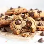 Easy chocolate chip cookies with crispy edges and soft chewy centers.